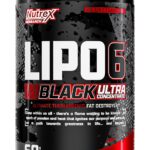 Nutrex Research Lipo-6 Black Ultra Concentrate | Thermogenic Energizing Fat Burner Supplement, Increase Weight Loss, Energy & Intense Focus |Capsule, 60Count