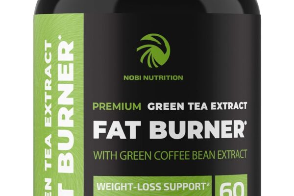 Green Tea Weight Loss Pills with Green Coffee Bean Extract | 45% EGCG | Belly Fat Burner, Metabolism Booster, & Appetite Suppressant for Women & Men | Vegan, Gluten-Free Supplement | 60 Capsules