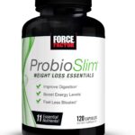 FORCE FACTOR ProbioSlim Weight Loss Essentials Complete Daily Digestive Health and Weight Loss Probiotic Supplement for Women and Men with Electrolytes and Green Tea Extract, 120 Capsules