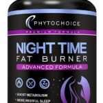 Night Time Weight Loss Pills -Carb Blocker Appetite Suppressant with Melatonin-Fat Burner Diet Pills that Work Fast for Women-Nighttime Metabolism Booster-Overnight Fat Burning Pills-1 Pack